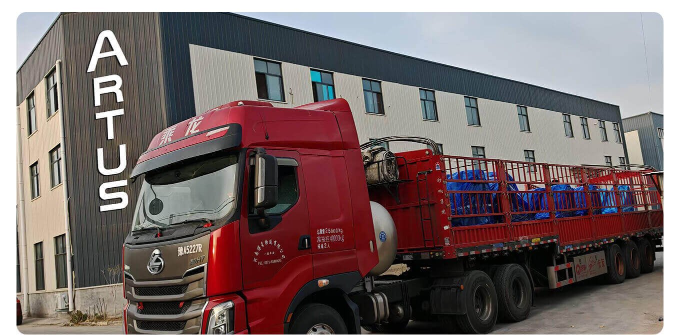 Artus hydraulic breakers delivery loading