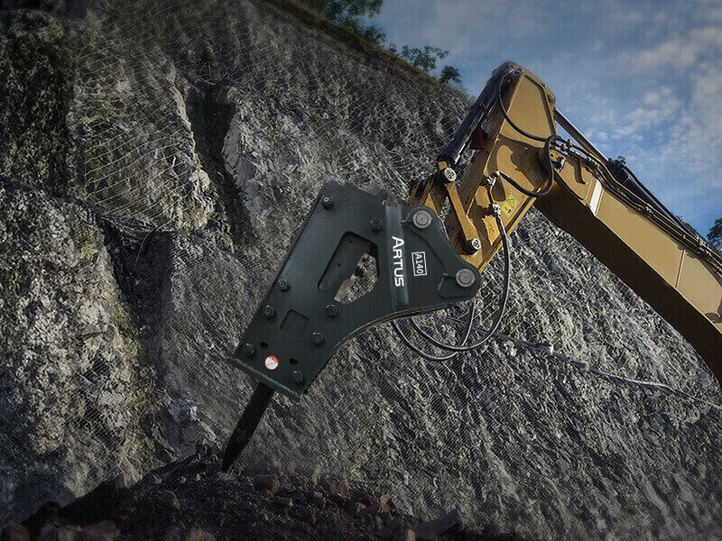 side mounted triangular type hydraulic breakers-Artus