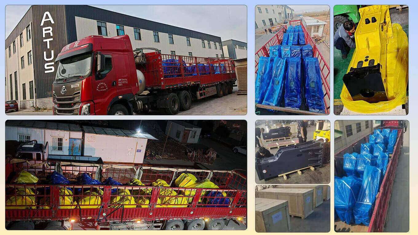 silent type hydraulic breakers Youtube video poster image