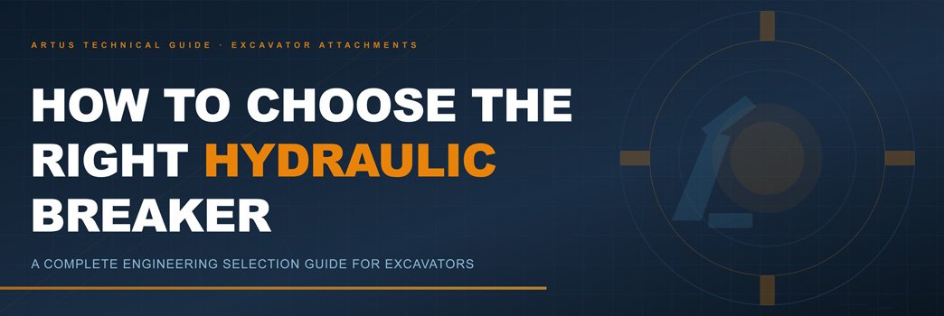 This guide explains the engineering principles for selecting a hydraulic breaker for excavators.