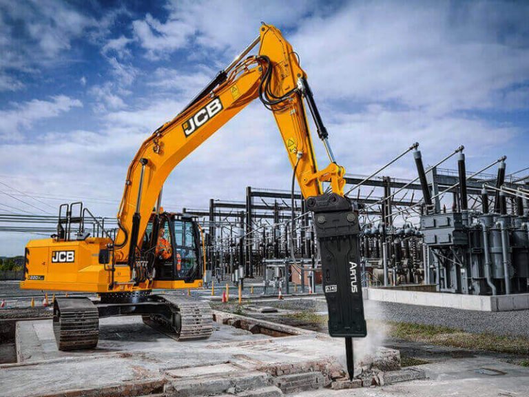 tower type split model breakers working on demolition operation-Artus